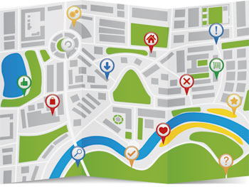 Diferença entre cidades mapeadas e cidades navegáveis em GPS