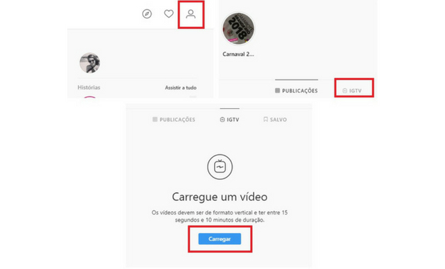 Como acessar o IGTV passos