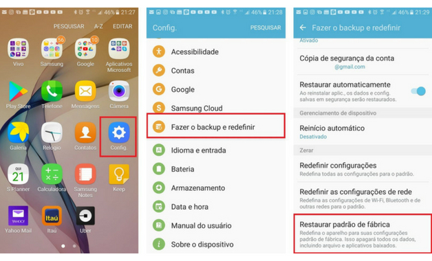 Como formatar um celular