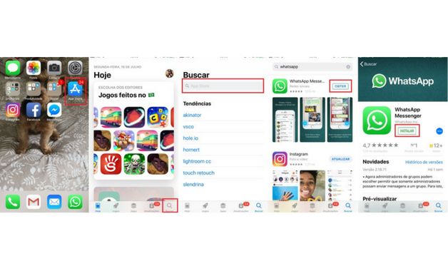 Como instalar o WhatsApp no celular no iPhone