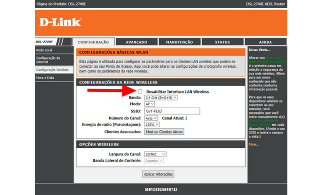 Como configurar o roteador quarto passo