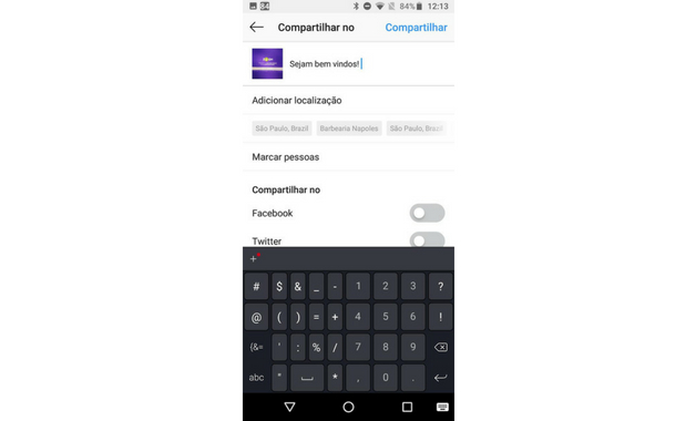Como criar uma conta no Instagram nono passo