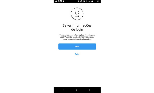 Como criar uma conta no Instagram sexto passo