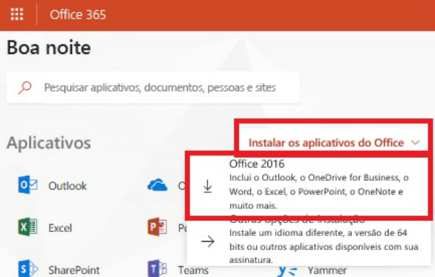 Como instalar o pacote office parte 4