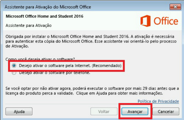 Como instalar o pacote office parte 8