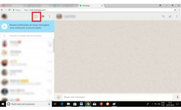 Como usar WhatsApp no PC nono passo