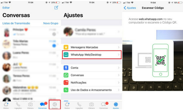 Como usar WhatsApp no PC quinto passo