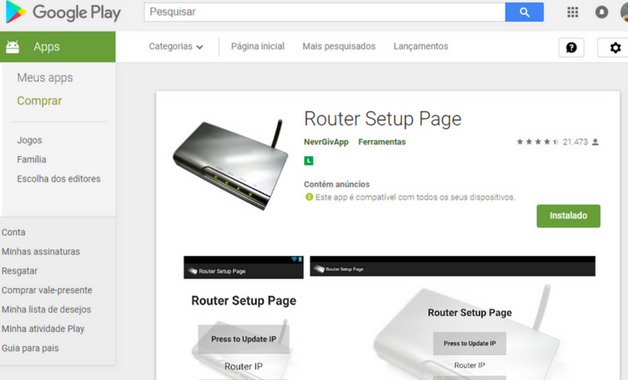 Como descobrir IP no Android