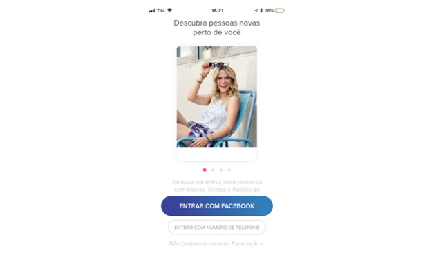 Como usar o Tinder