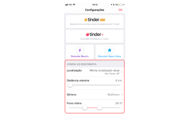 Como usar o Tinder