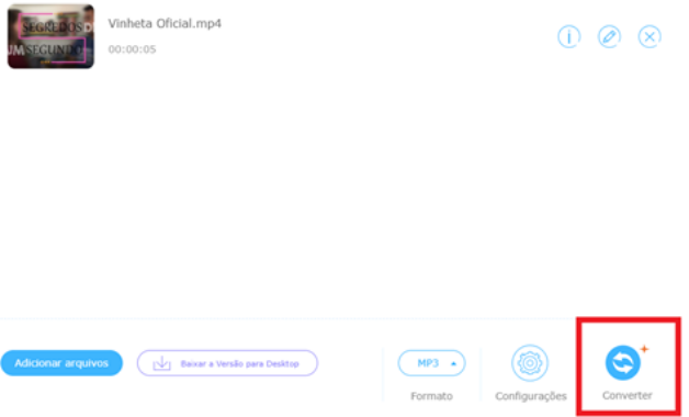 Como converter vídeos em MP3