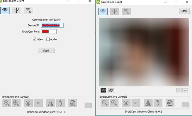 Configurando o DroidCam no PC. (Imagem: Reprodução/Bruno Rodrigues) Configurando o DroidCam no PC. (Imagem: Reprodução/Bruno Rodrigues)