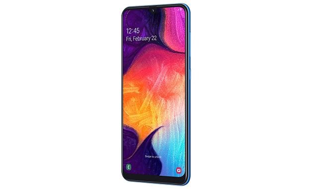 Galaxy A50 tem tela de 6,4 polegadas - Foto: Divulgação/Samsung Galaxy A50 tem tela de 6,4 polegadas - Foto: Divulgação/Samsung