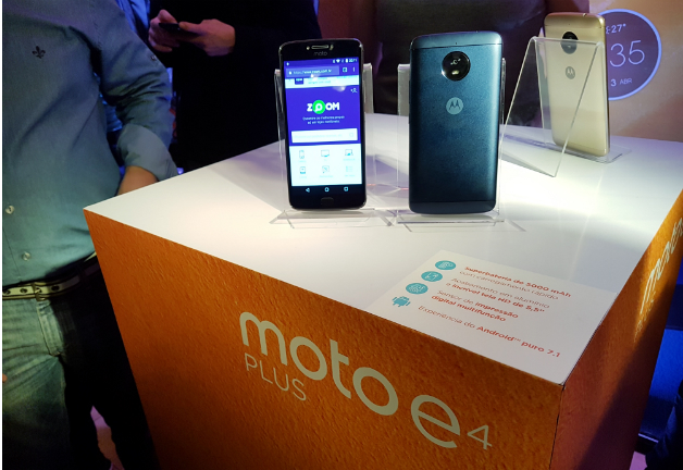 Smartphone Moto E4 Plus tem maior bateria da categoria