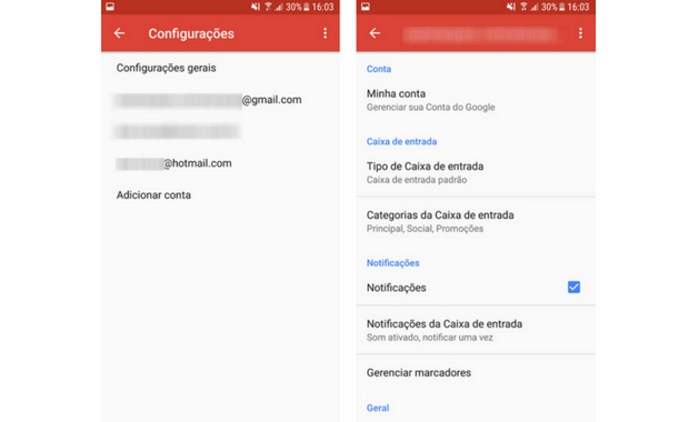 Como alterar senha do gmail no smartphone